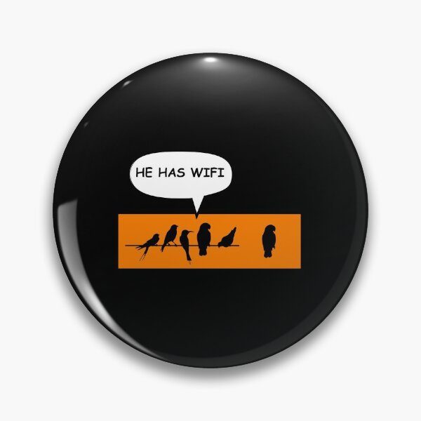 Item preview, Wireless Birds Wi-Fi Funny Joke. designed and sold by CuteDesigns1.