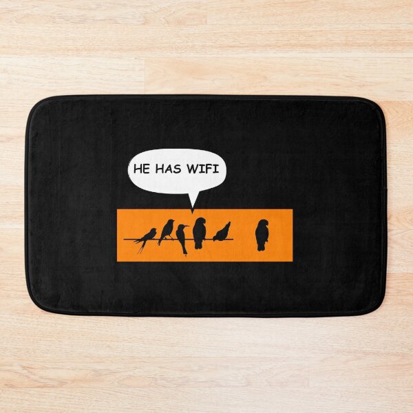 Item preview, Wireless Birds Wi-Fi Funny Joke. designed and sold by CuteDesigns1.