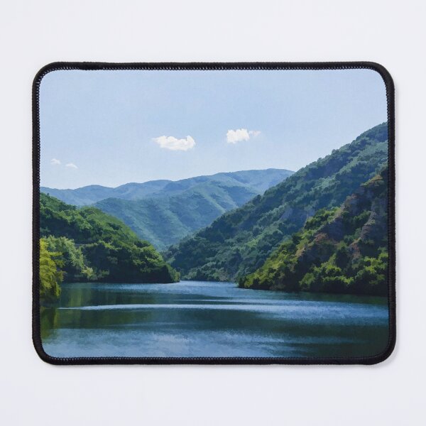 Item preview, Summer Sunshine and a Gentle Breeze - Mountain Lake Impression designed and sold by Georgia Mizuleva.
