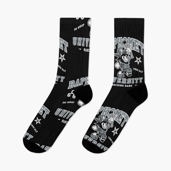 Item preview, Baphomet University - Vintage Cartoon Devil - Satanic Marching Band designed and sold by Nemons.