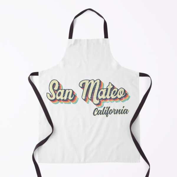 Item preview, San Mateo City California Retro Vintage 70s rainbow designed and sold by Teelogic.