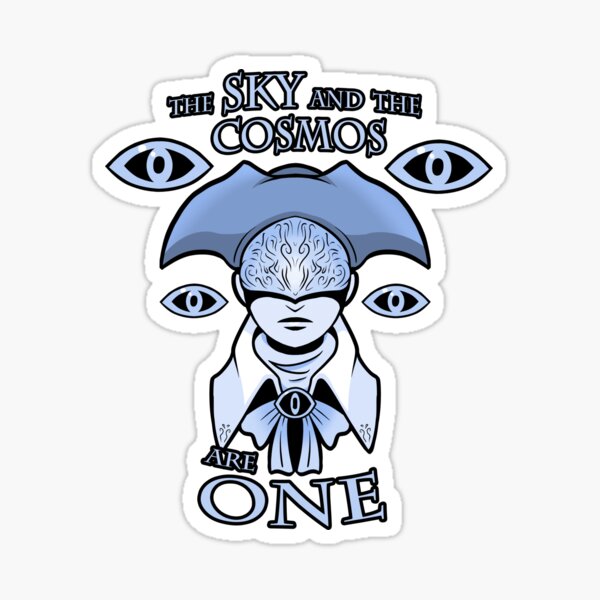 The Sky and the Cosmos Are ONE! Sticker