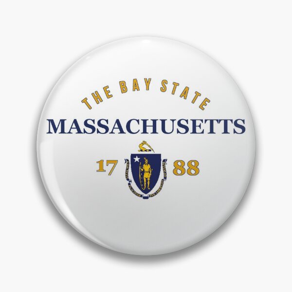 Item preview, Massachusetts Pride Flag Native Home Bay State  designed and sold by The Junto Shop.
