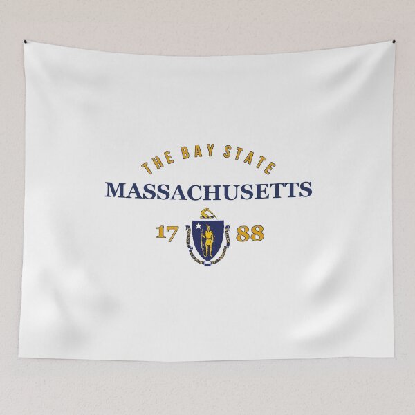 Item preview, Massachusetts Pride Flag Native Home Bay State  designed and sold by The Junto Shop.