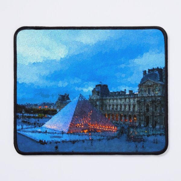 Item preview, Impressions of Paris - Louvre Pyramid Evening designed and sold by Georgia Mizuleva.