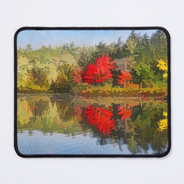Item preview, Reflecting on Fall - Autumn Lake Impressions designed and sold by Georgia Mizuleva.