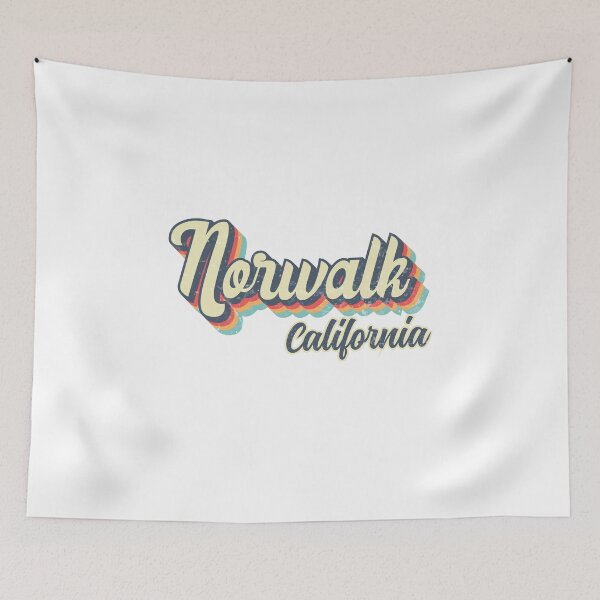 Item preview, Norwalk City California Retro Vintage 70s rainbow designed and sold by Teelogic.