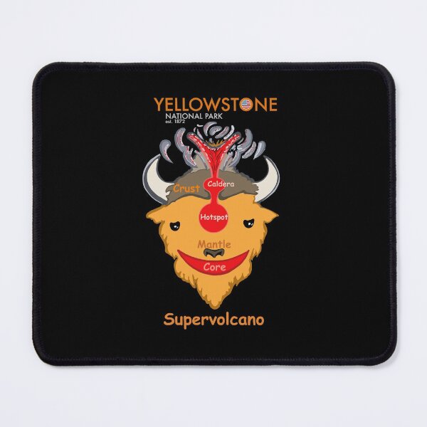 Item preview, Yellowstone National Park Super Volcano Formation Design designed and sold by Lighvision.