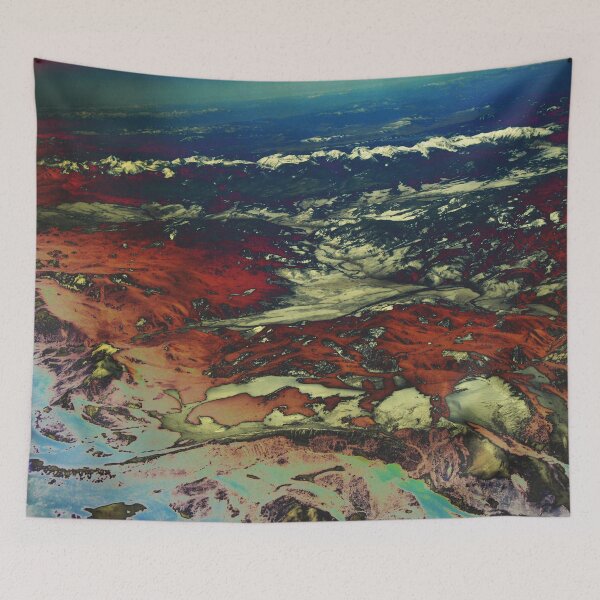 Item preview, 'Scarlet Summit' V.1 Solarized Terrain/ Landscape art by The Raumier designed and sold by N-W-T-S-I-O.
