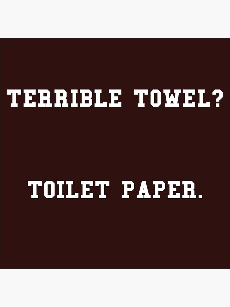 Terrible Towel Steelers Toilet Paper 