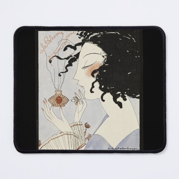 Item preview, LA BOHEME,LADY WITH PERFUME BOTTLE ART DECO BEAUTY FASHION designed and sold by BulganLumini.