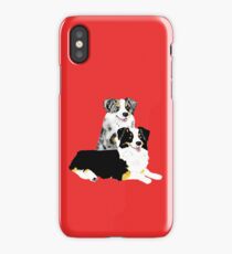 Australian Shepherd Pair iPhone Case