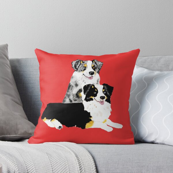 Item preview, Australian Shepherd Pair designed and sold by Barbara Applegate.