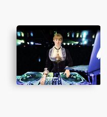 A DJ at the Folies-Bergère Canvas Print