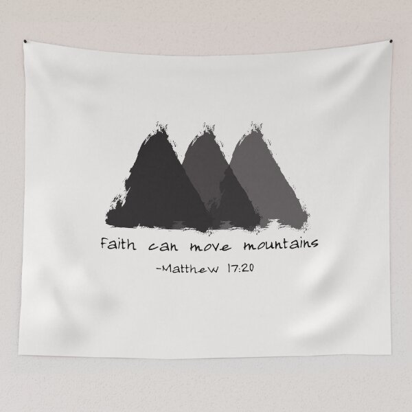 Item preview, Faith Can Move Mountains (Abstract Mountains) designed and sold by BravenWild.