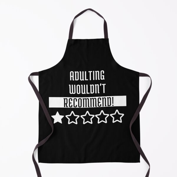 Item preview, Adulting Would Not Recommend Funny Sayings One Star designed and sold by Recti.