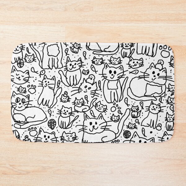 Item preview, kitty doodles designed and sold by may1249.