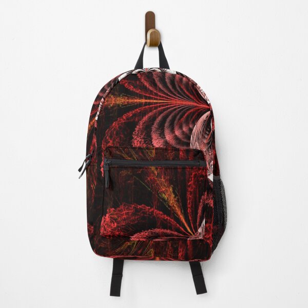Item preview, red fractal geometric flower designed and sold by BelAnnGrey.