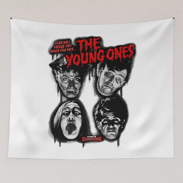 Item preview, Vintage Young Ones Nasty All Colour Fit!Retro 4 Unc 2021 Black Tee designed and sold by NoraHudson1998.