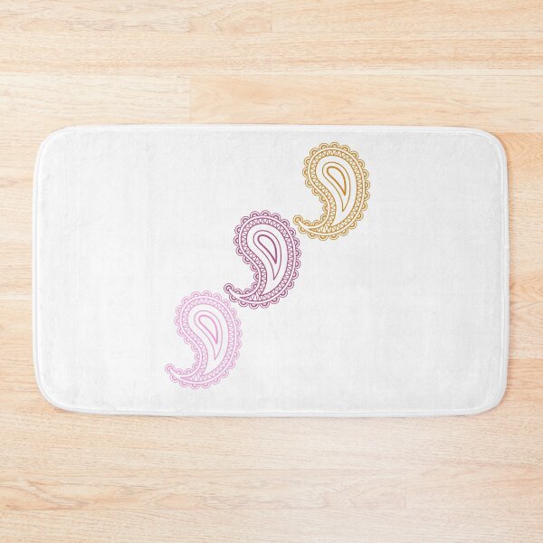 Item preview, Orange, pink and Dark Purplish Maroon Indian Henna Pattern  designed and sold by Fananaa.