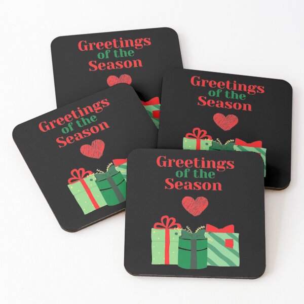 Item preview, Greetings Of The Season Holiday Heart Row Of Kwanzza Holiday Gift Boxes designed and sold by H3designs.