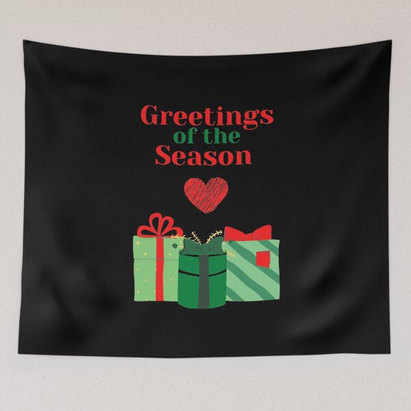 Item preview, Greetings Of The Season Holiday Heart Row Of Kwanzza Holiday Gift Boxes designed and sold by H3designs.