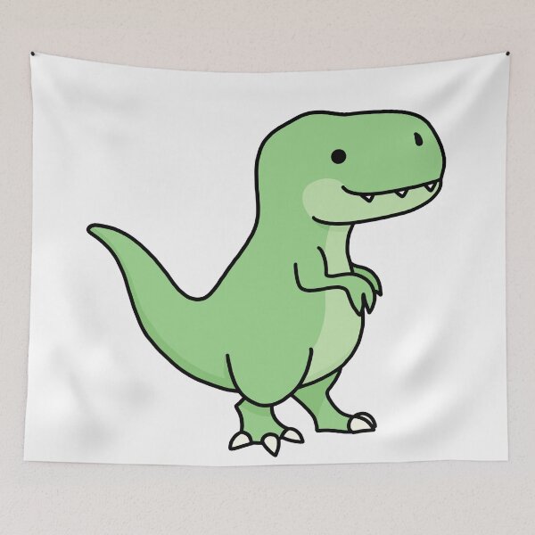 Item preview, Green T-Rex dinosaur designed and sold by lisaedlund.