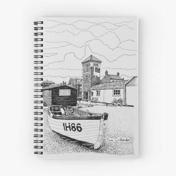 Item preview, Aldeburgh Beach Ink Sketch designed and sold by Tom Crittenden.