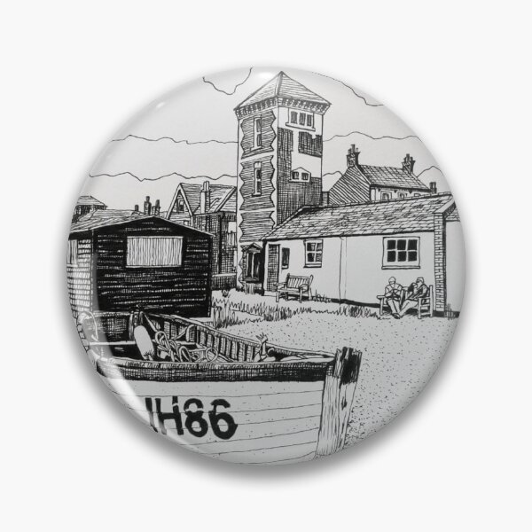 Item preview, Aldeburgh Beach Ink Sketch designed and sold by Tom Crittenden.