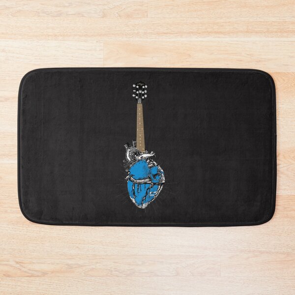 Item preview, Guitar heart Digitally shape a heart and a gentle Guitar Zipped Hoodie designed and sold by JosephdPurvis.