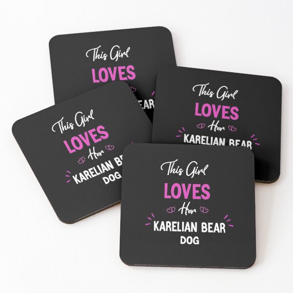 Item preview, This Girl Loves Her Karelian Bear Dog - Karelian Bear Dog Gift Idea designed and sold by gooldenfish.