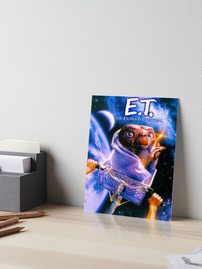 E.T. Terrestrial Hanging On A Movie Logo Premium T-Shirt E.T. Terrestrial Hanging On A Movie Logo Premium T-Shirt