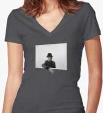 Leonard Cohen Sie wollen es dunkler Ware Shirt mit V-Ausschnitt