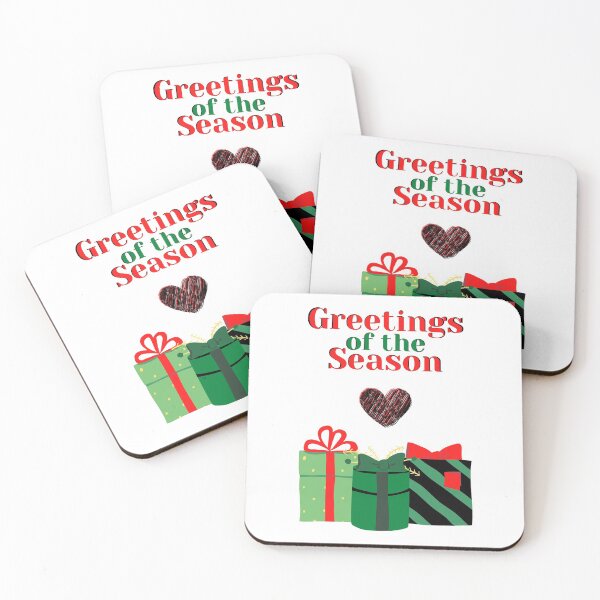 Item preview, Greetings Of The Season Holiday Heart Row Of Kwanzza Holiday Gift Boxes designed and sold by H3designs.