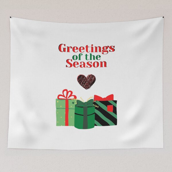 Item preview, Greetings Of The Season Holiday Heart Row Of Kwanzza Holiday Gift Boxes designed and sold by H3designs.