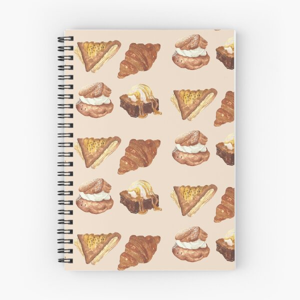 Artikelvorschau, Aufkleber für Dessertgebäck-Set – Croissant, Brownie, Windbeutel und Dreiecksgebäck entworfen und verkauft von swietenia.