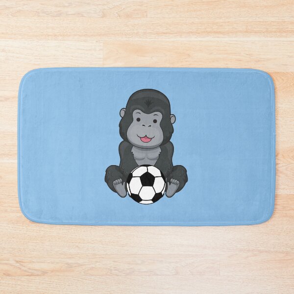 Item preview, Cute Gorilla Holding Soccer Ball designed and sold by ijdesigns.