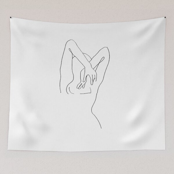 Item preview, Minimalism Lady Line Art 37 designed and sold by AlohaArtsy.