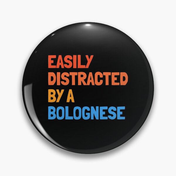 Item preview, Easily Distracted By A Bolognese Funny Dog Gift  designed and sold by Guarddogdrive.