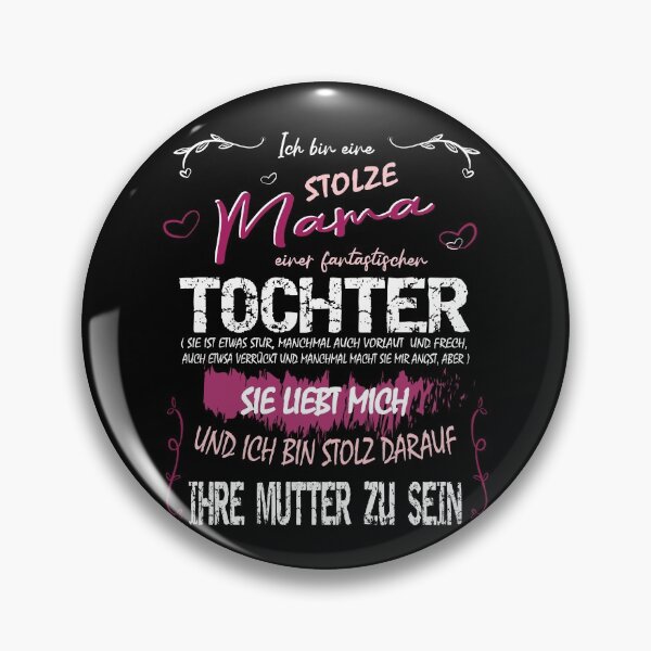 Artikelvorschau, stolze Mama -fantastische Tochter -sie liebt mich entworfen und verkauft von Shirt-Designs.