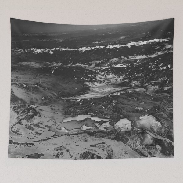 Item preview, 'Scarlet Summit' V.3 (Monochrome) Solarized Terrain/ Landscape art by The Raumier designed and sold by N-W-T-S-I-O.