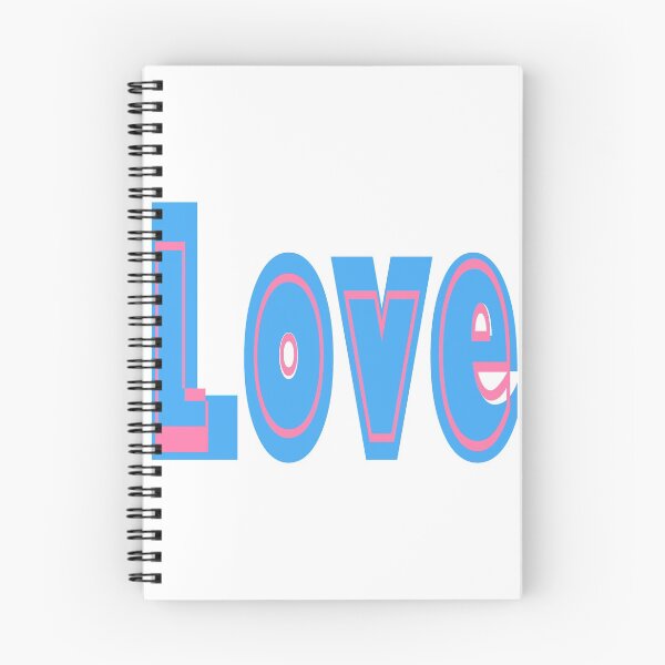 Artikelvorschau, Das Wort "Liebe" ist rosa und blau entworfen und verkauft von Murza.