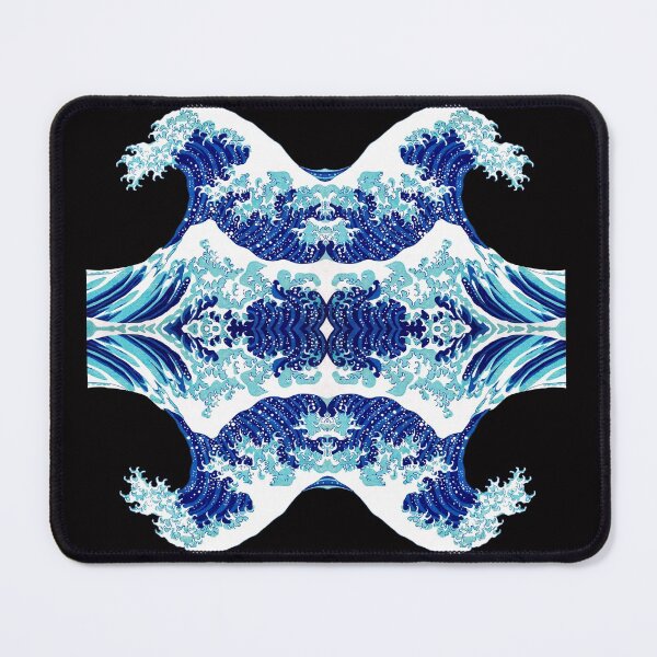 Item preview, Japanese Great Wave Artwork in a Patternb designed and sold by TeeRayBee.