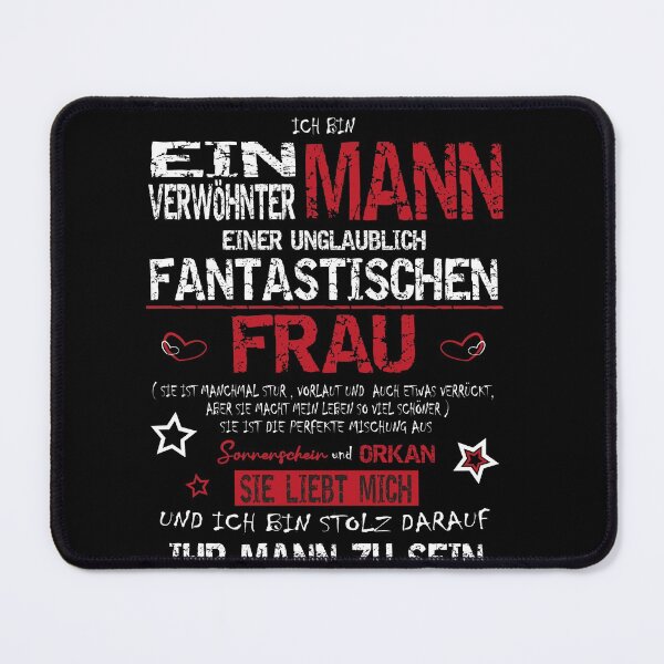 Item preview, Spoiled man fantastic woman -marriage married designed and sold by Shirt-Designs.