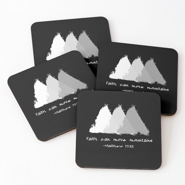 Item preview, Faith Can Move Mountains (Abstract Mountains-Dark) designed and sold by BravenWild.