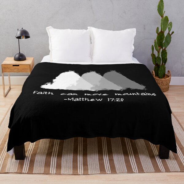 Item preview, Faith Can Move Mountains (Abstract Mountains-Dark) designed and sold by BravenWild.