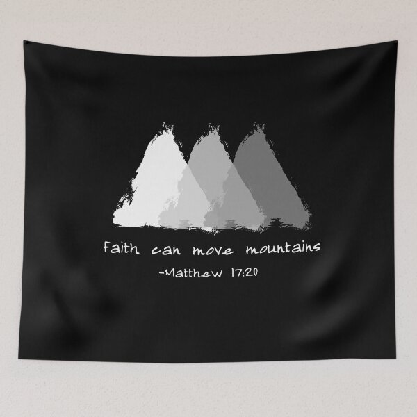Item preview, Faith Can Move Mountains (Abstract Mountains-Dark) designed and sold by BravenWild.