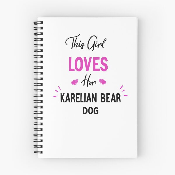 Item preview, This Girl Loves Her Karelian Bear Dog - Karelian Bear Dog Gift Idea designed and sold by gooldenfish.
