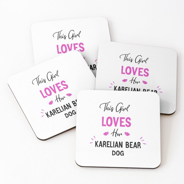 Item preview, This Girl Loves Her Karelian Bear Dog - Karelian Bear Dog Gift Idea designed and sold by gooldenfish.