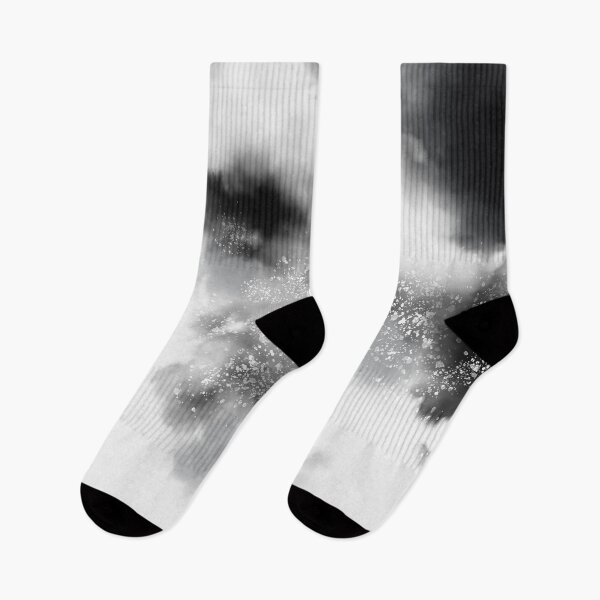 Item preview, Black and White Soft Abstract Watercolour Clouds 02 designed and sold by kasamor.